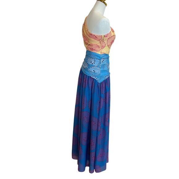 STAUD Yellow and Blue Maxi Dress - Picture 8 of 13